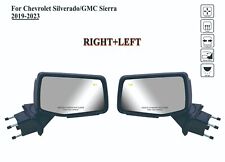 Pair Right+Left Side Mirror Power Heat Manual Fold for 19 to24 Chevy Silverado picture