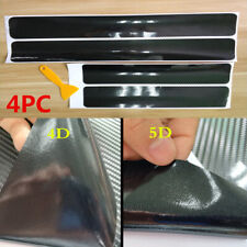 4Pcs Carbon Fiber Sticker For FORD F-150 Car Door Sill Protector Door Step Plate picture