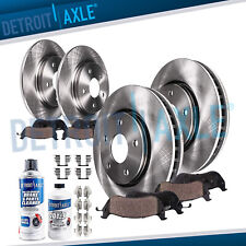 Front and Rear DISC Brake Rotors + Ceramic Pads Kit for 2004 2005 Toyota RAV4 picture