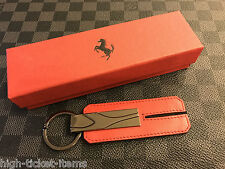 Genuine Ferrari LA Ferrari Leather Keyring Extremely RARE Limited Edition RED  picture
