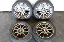 Volk Rays Rims Wheel With Tires CE28 17x7.45 +50 OEM 114.3 JDM picture