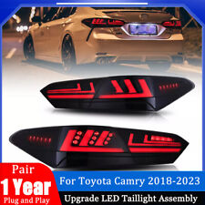 2x Smoke LED Tail Light For Toyota Camry 8th Gen 2018-2023 Rear Lamp Assembly picture