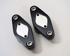 OUTLAW CYCLE PRODUCTS FXR SWINGARM PIVOT BLOCKS GLOSS BLACK HARLEY picture