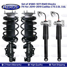 4X W(S)Strut Shock Absorbers for 2014-2019 Cadillac CTS 2.0L 3.6L 580-1071 (RWD) picture
