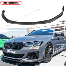 For 21-22 BMW G30 530i 540i M550i M Sport Front Bumper Lip Splitter Matte Black picture