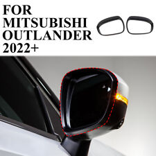 For Mitsubishi Outlander 2022 Carbon Fiber Side Door Mirror Visor Molding Trim picture