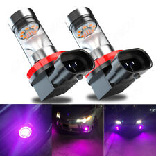 2x Pink Purple H11/H8 LED Fog Driving Lights DRL Bulbs For 2006-2018 Honda Civic picture