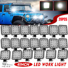 20pcs 48W LED Work Light Truck OffRoad Tractor Spot Flood Lights 12V 24V Square picture