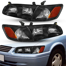 [OE Style]For 2000 2001 Toyota Camry Chrome Bezel Headlight Lamps Assembly picture