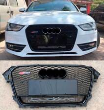 For Audi A4 S4 B8.5 RS4 Style 2013-2015 2014 Mesh Grille Front Grill w/ Quattro picture