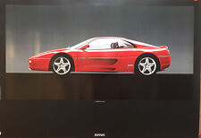 Ferrari F355 Berlinetta Very Rare Factory Produced Out of Print Car Poster WOW picture