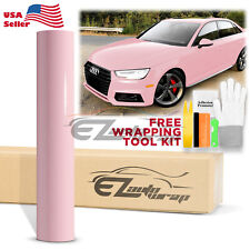 High Gloss Rouge Pink Glossy Car Vinyl Wrap Sticker Decal Sheet Film Air Release picture