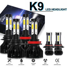 For 2015-2023 Ford F-150 6000K Front LED Headlight Hi/Lo Beam + Fog Light Bulbs picture