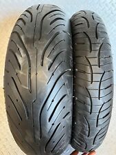 MICHELIN PILOT ROAD 4 GT FRONT & REAR MOTORCYCLE TIRES SET 120/70- 17 180/55- 17 picture