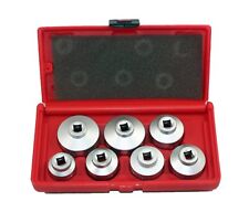 ABN Paper Cartridge Housing Oil Filter Cap Wrench 7-Piece Socket Set Tool Kit picture