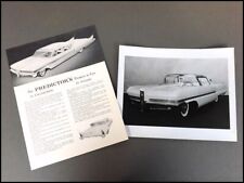 1956 Packard Predictor Vintage 1-page Car Brochure Leaflet Sheet Card and photo picture