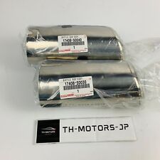 TOYOTA LEXUS Genuine SC430 Factory Driver And Passenger Side Chrome Exhaust Tips picture