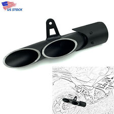 Motorcycle Dual Outlet Exhaust For Suzuki GSXR600 750 Tail Pipe Muffler Tailpipe picture