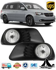 Fog Lights For 2011-2020 Dodge Grand Caravan Front Bumper Lamp Wiring Switch Kit picture