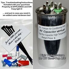 Dometic Duo-Therm 3100248.586 Run Capacitor 45+5 MFD RV Camper A/C, Ships TODAY picture