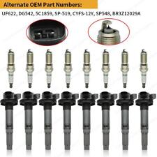 8X Ignition Coils + 8X Spark Plugs pack for 2011-2016 Ford F-150 Mustang V8 5.0L picture