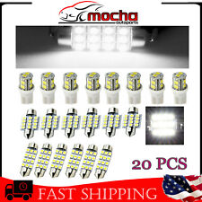 20PCS LED Interior Lights Bulbs Kit Car Trunk Dome License Plate Lamps T10 31 mm picture