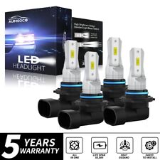 9005 9006 LED CAR Headlight High/Low Beam Lamps Bright Beam White 4pcs Bulbs Kit picture