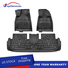 3pc/ set TPE Injection Moulding Floor Mats Liners For 18-20 Tesla 3 Front& Rear picture