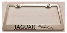 Jaguar Stainless Steel Chrome Finished License Plate Frame Rust Free picture