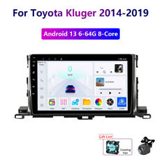 Wireless Carplay 6-64G Android For Toyota Highlander 14-19 Car Stereo Radio GPS picture
