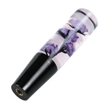 VIP 20CM JDM Clear Purple Real Flowers Manual Car Gear Shift Knob Lever Shifter picture