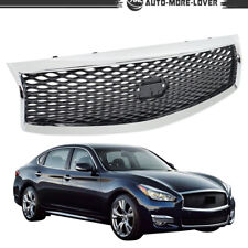 Front Grille For Infiniti Q70 Q70L 2015-2019 W/Camera Option Plastic Grill picture