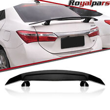 52'' Universal Car Rear Spoiler Trunk Wing with Reflector JDM Style Gloss Black picture