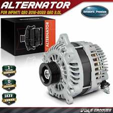 Alternator for INFINITI Q50 16-23 Q60 3.0L 170 Amp 12 Volt CW 6-Groove Pulley picture