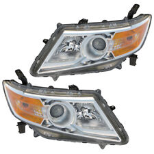 Halogen Headlights Front Lamps Pair Set for 11-16 Honda Odyssey Left & Right picture