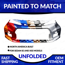 NEW Painted 2020-2022 Toyota Corolla USA SE/XSE Sedan Unfolded Front Bumper picture