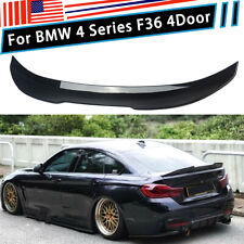 FOR 2014-19 BMW F36 4 SERIES GRAN COUPE 4DR CARBON LOOK PSM STYLE TRUNK SPOILER picture
