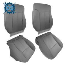 4Pcs Fits 2011-2014 Ford F150 XLT Driver & Passenger Cloth Seat Cover Gray picture