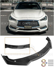 For 17-Up Infiniti Q60 | Track Performance Style CARBON FIBER Front Lip Splitter picture