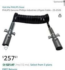 Phillips 12' Liftgate Charging Cable Assembly (Dual Pole) #23-2326 picture