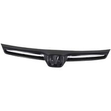 Grille For 2006-2008 Honda Civic Coupe Black Plastic picture