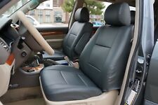 for TOYOTA LAND CRUISER 1998-2007 IGGEE S.LEATHER CUSTOM FIT 2 FRON TSEAT COVERS picture