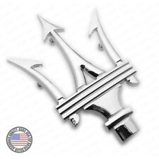 Maserati Ghibli Quattroporte Levante Front Grille Logo Emblem Badge Chrome Sport picture
