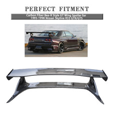 Carbon Fiber Bee-R Style GT Wing Spoiler for 1995-98 Nissan Skyline R33 GTR/GTS picture