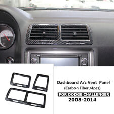 Carbon Fiber Dashboard Air Vent Outlet Cover kit for 2008-2014 Dodge Challenger picture
