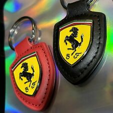 Genuine Leather Scuderia Ferrari F1 Keychain 2-Pack picture