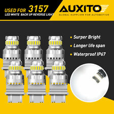 AUXITO 3157 3156 3057 4157 LED Reverse Brake Turn Signal Light Bulb 6500K White picture