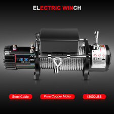 13000LBS Electric Winch 12V Steel Cable Off Road For Jeep Truck Towing Trailer picture
