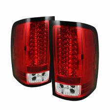Spyder For GMC Sierra 1500 2007-2013 LED Tail Lights Pair Red Clear picture