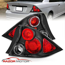 For 2001 2002 2003 Honda Civic 2DR Coupe Altezza Style Black Brake tail lights picture